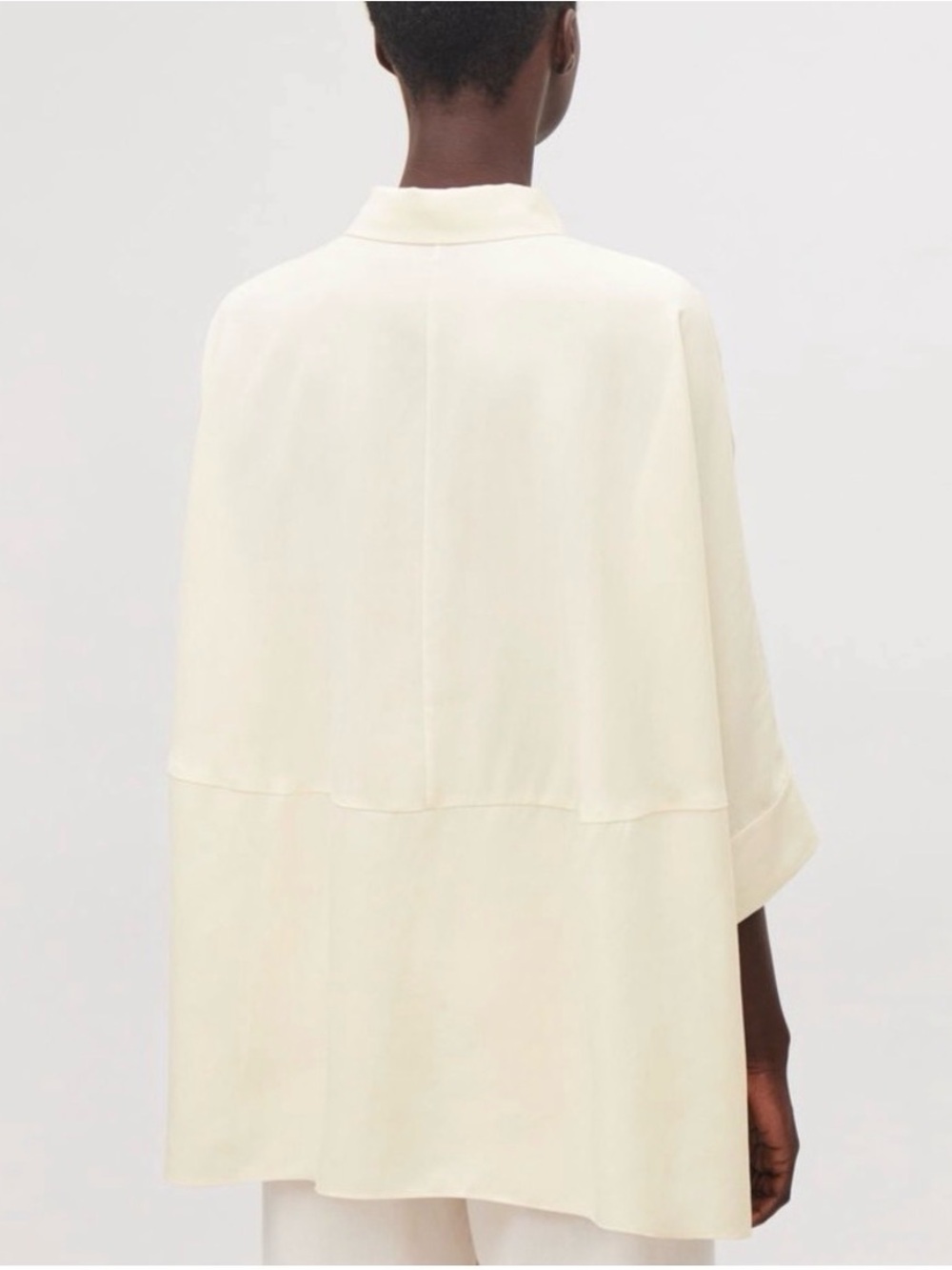 COS Draped Wide-Fit Shirt - Picture 3 of 5